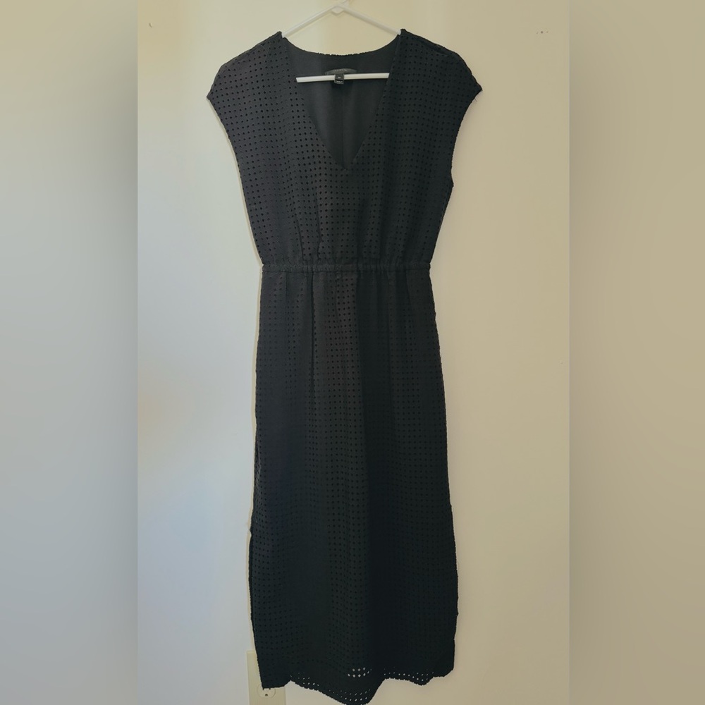 J. Crew Women’s Perforated Laser Cut Diamond Pattern Midi Dress, Size 00